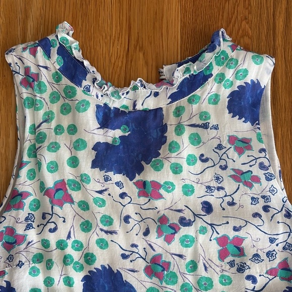 Oliphant tiered midi dress by tuckernuck small high neck flowy and soft sundress - Picture 5 of 16